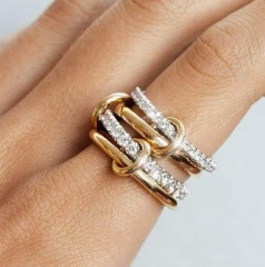 Four-Ring Stainless Steel Double-Piece