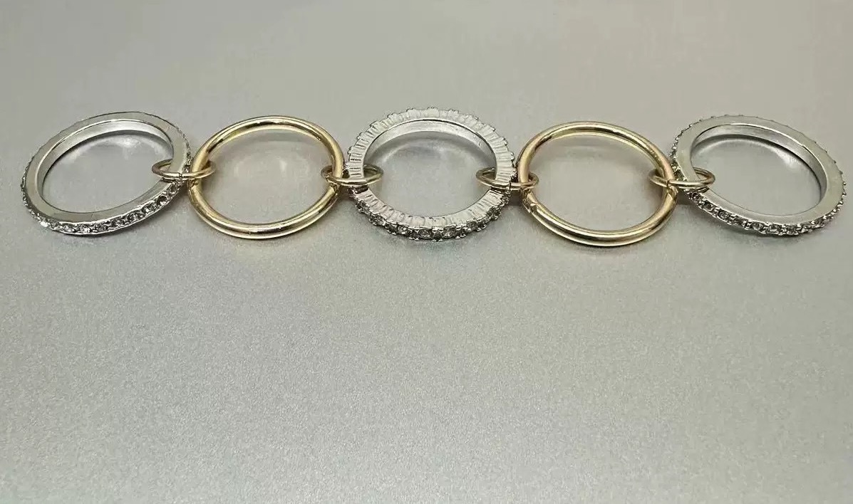 Wholesale Jewelry Classic Style Geometric 304 Stainless Steel Plating Rings