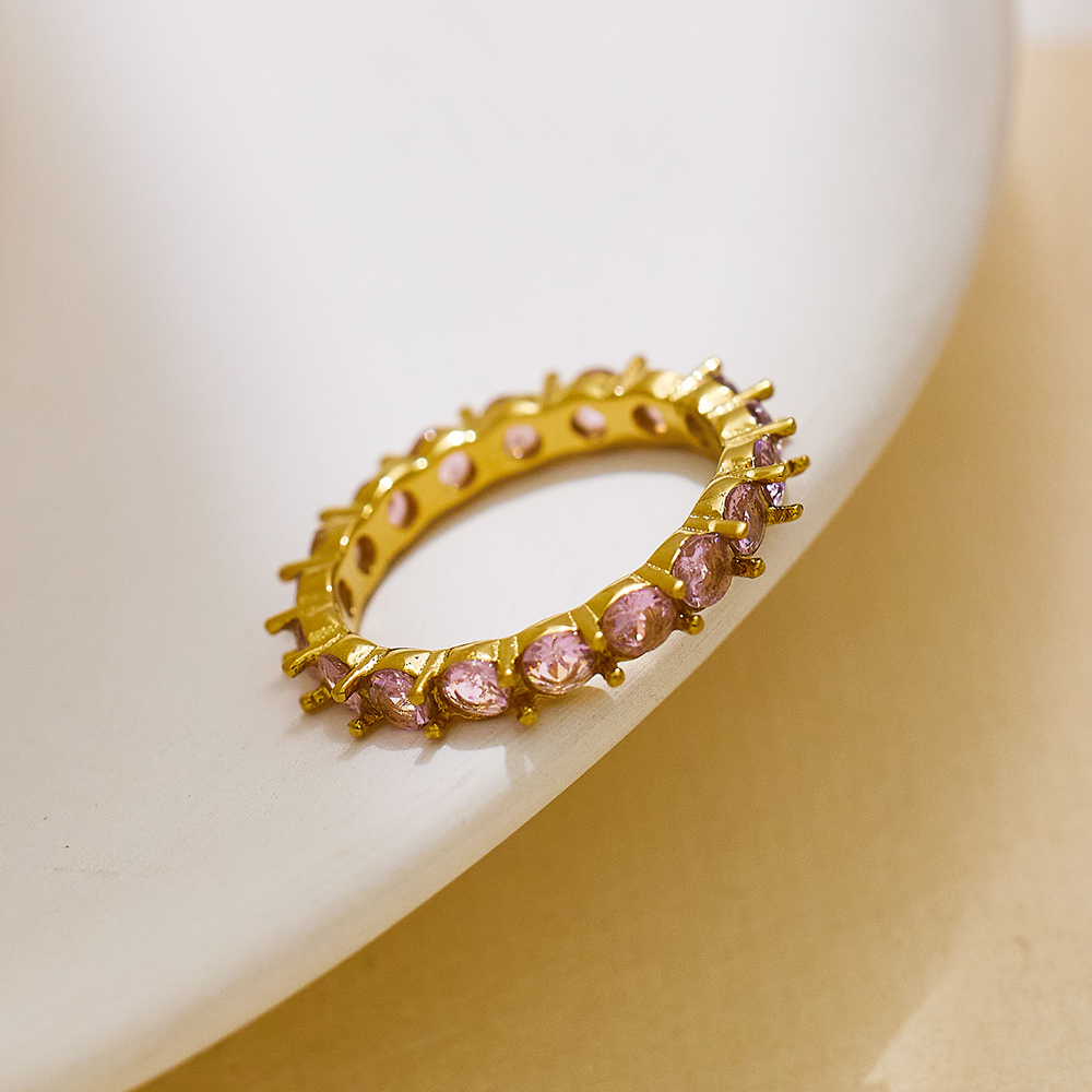 Real Gold Plated Paw 304 Stainless Steel Classical Luxurious IG Style Waterproof Non Tarnish Rings