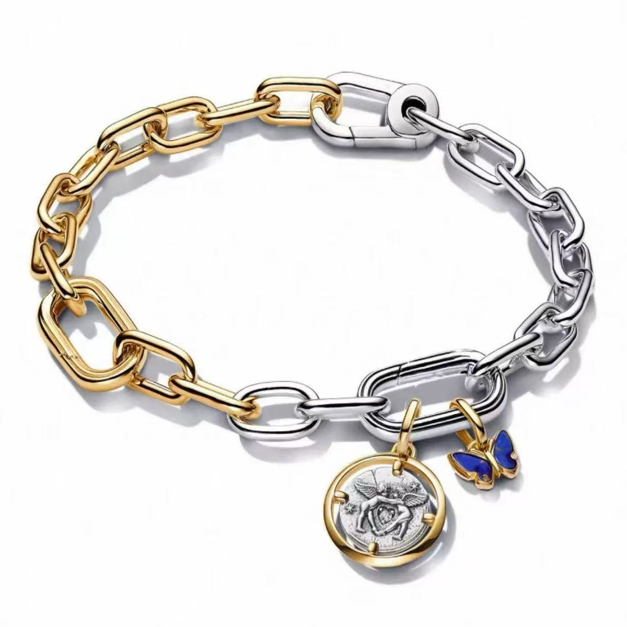 Gold And Silver Bracelet ME Series Adjustable High-Value Zircon Inlaid Retro Sexy Style Classic Gift Couple Fashion  Sweet New Style