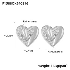 F1588-Steel Earrings Ke64633-K