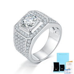 Moissanite 1 Karat (Including Gift Box Certificate)