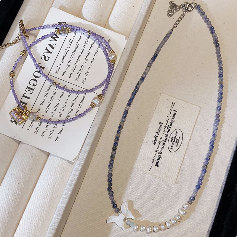 Fashionable Versatile Round Burnished Bracelet Ring Set For Women Irregular Design Luxury Minimalist Hand Jewelry Accessories