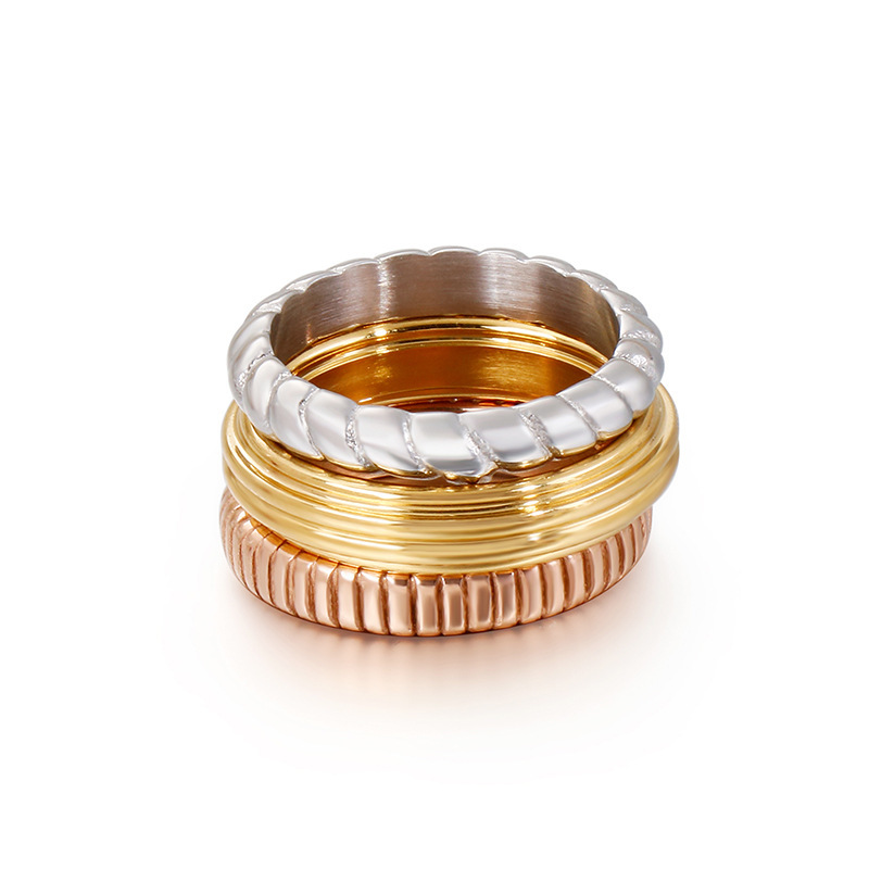 PVD Coated 18K Gold Plated Fruit Titanium Steel Fashion Waterproof Non Tarnish