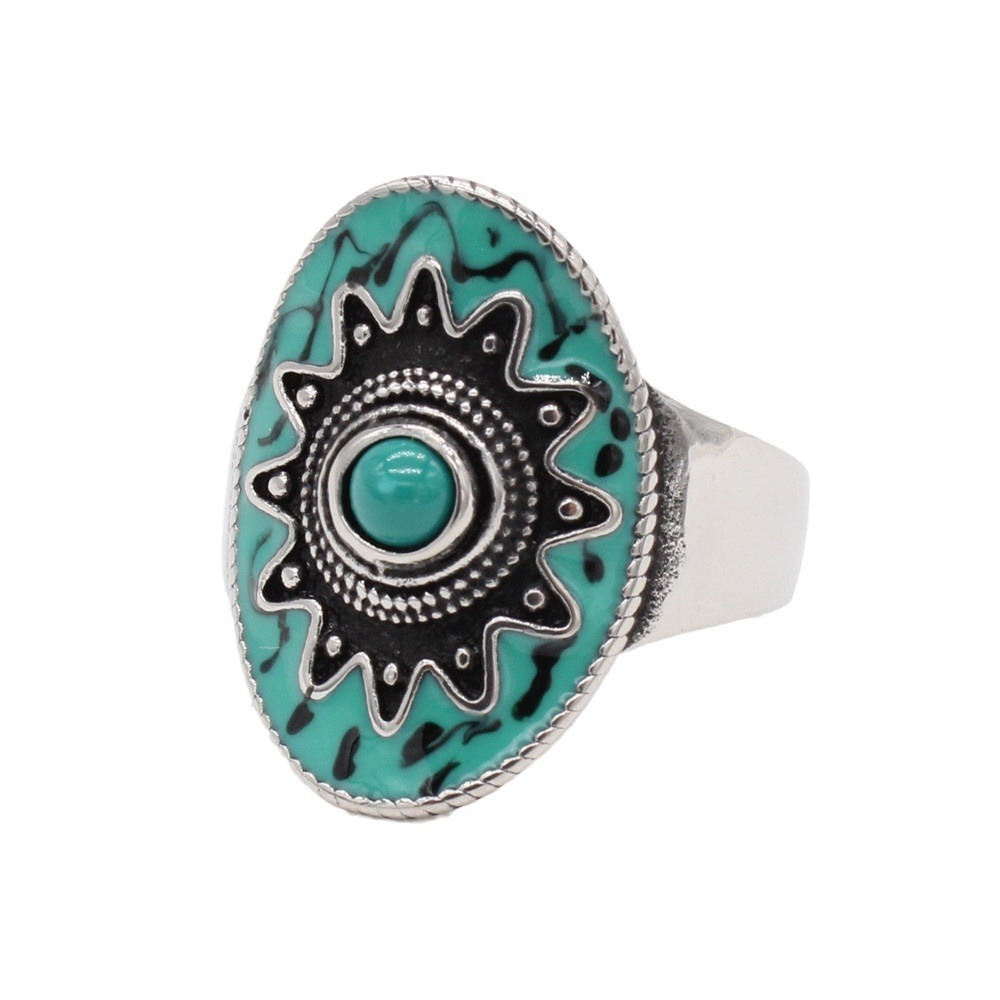 R1570 Women's Ring Bohemian Style Retro  Titanium Steel Jewelry Accessories Ladies Rings