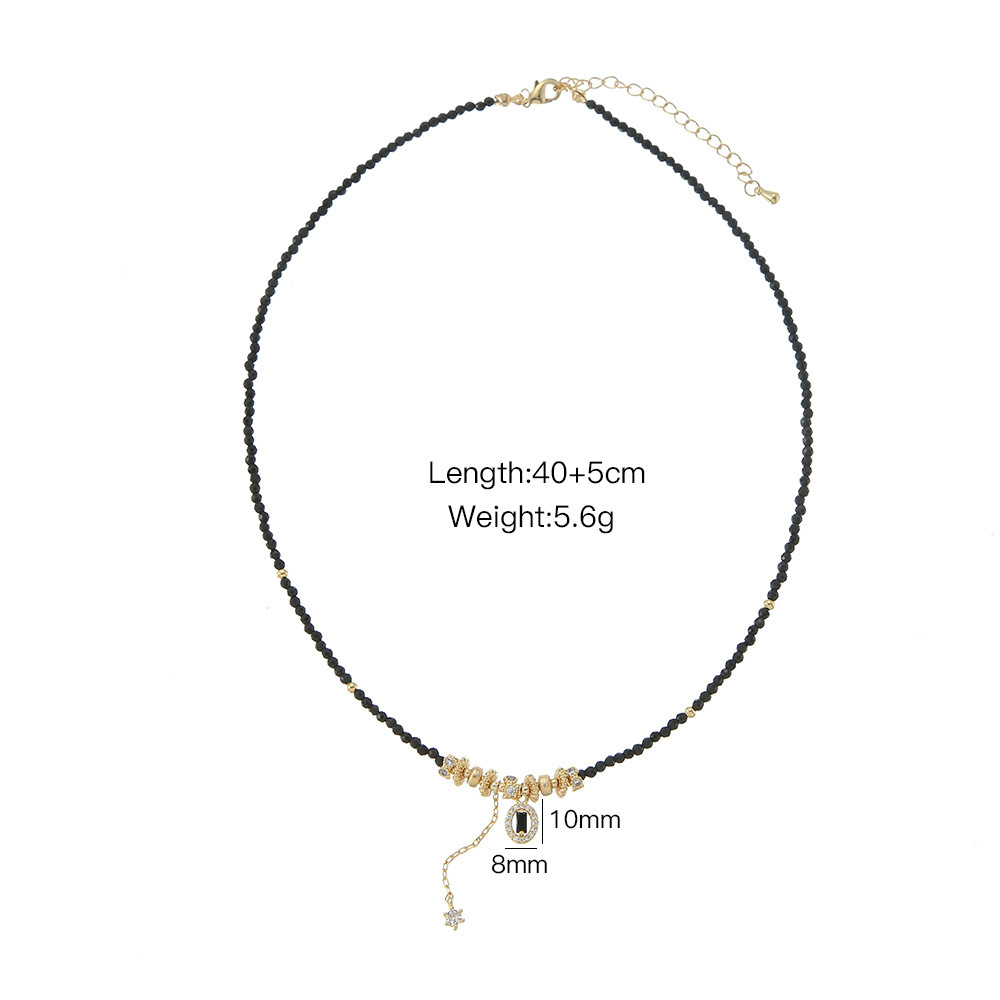 Double Layer Dog Tassel Necklace Knitted Jewelry Chain Suitable For Sweaters Autumn Winter Accessories