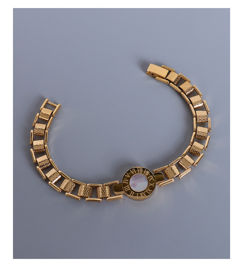 PVD Coated Real Gold Plated 18K Gold Geometric 304 Stainless Steel Fashion Waterproof Non Tarnish 304 Stainless Steel Bracelets