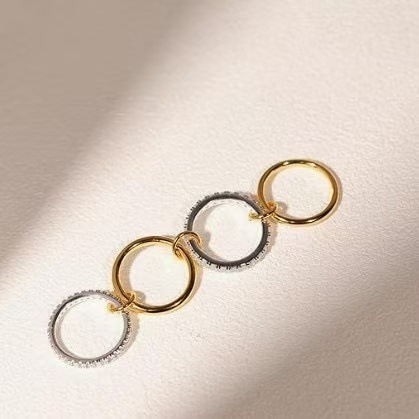 Wholesale Jewelry Classic Style Geometric 304 Stainless Steel Plating Rings