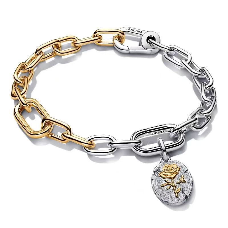 Gold And Silver Bracelet ME Series Adjustable High-Value Zircon Inlaid Retro Sexy Style Classic Gift Couple Fashion  Sweet New Style