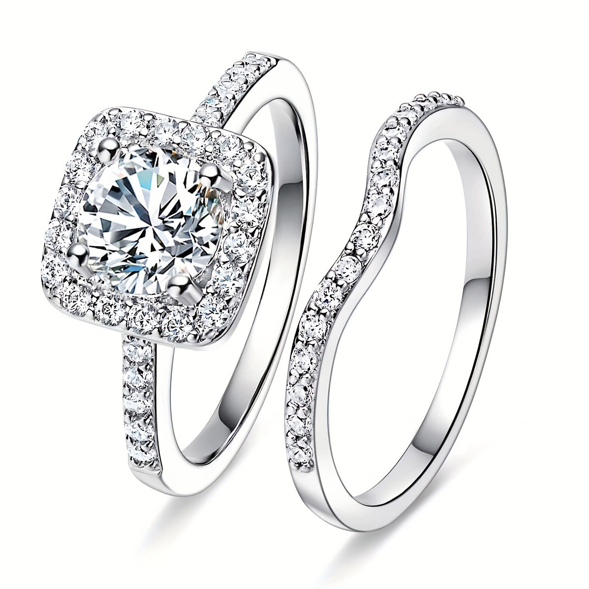 Hot Seller Vice Zircon Ring Men And Women Couple Engagement Fashion  Ring Jewelry   Delivery