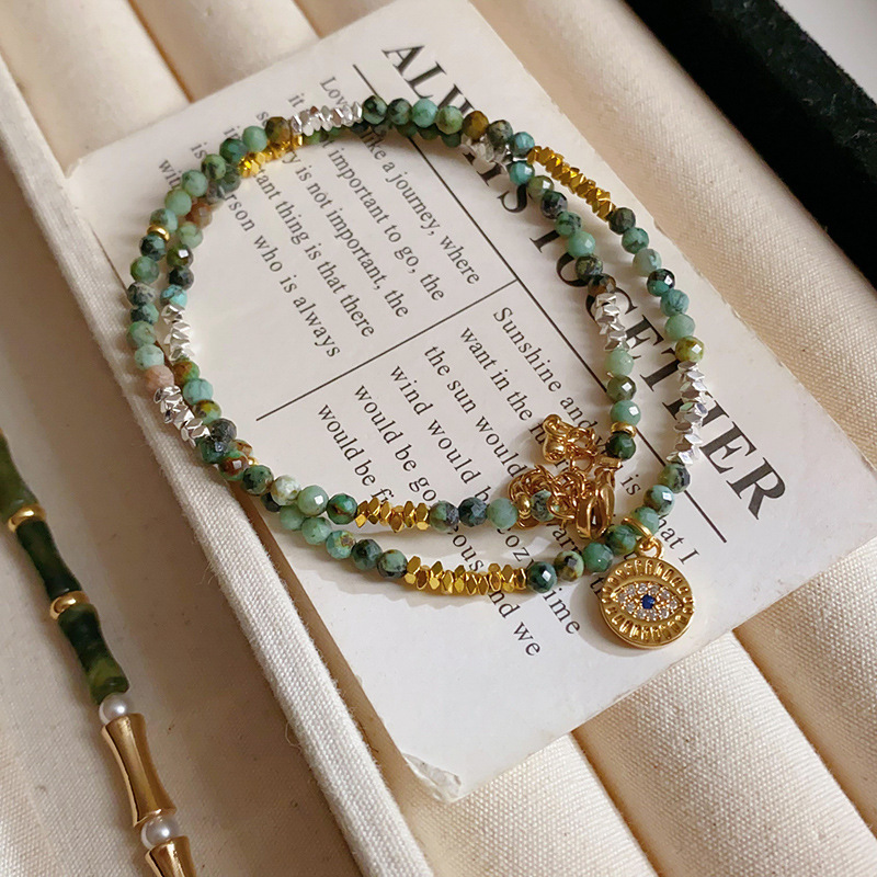 New Chinese Style Natural Stone Pearl Necklace Bamboo Node Fresh Style Commute Women's Fashion Versatile Collarbone Chain