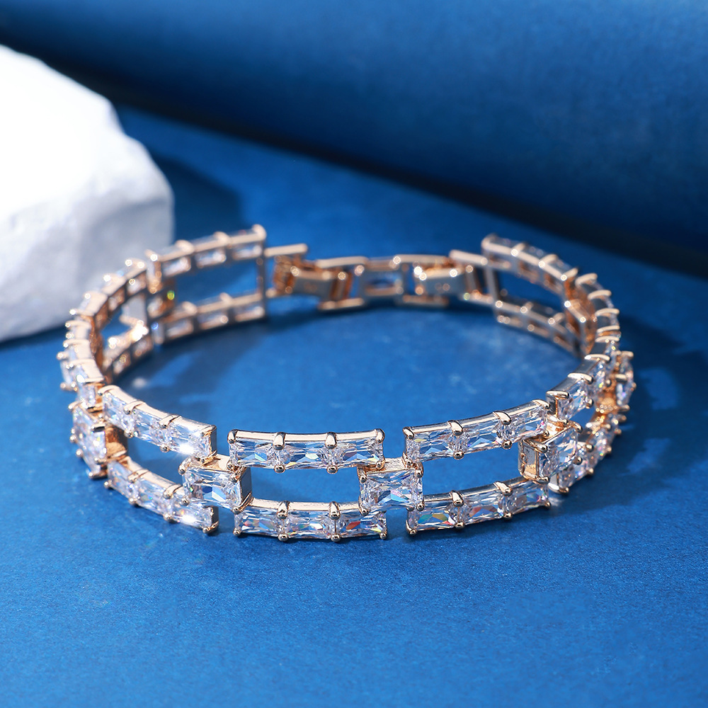 Geometric Brass Simple Style Classic Style Bracelets