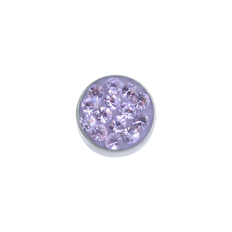 Titanium Alloy Earring Accessories Shiny Starburst DIY Piercing Jewelry Ear Bone Stud Unisex Geometric Pattern Simple Style Diamond