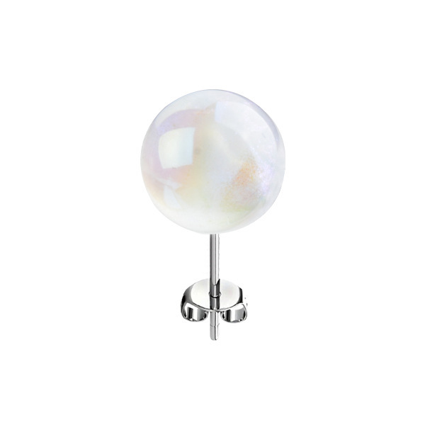Fashion Starry Sky Mabe Imitation Natural Pearl Earrings For Women Elegant Affordable Luxurious Versatile Titanium Alloy Geometric Pattern Ear Soft Cartilage Ring And Stud Earrings Artificial Pearl