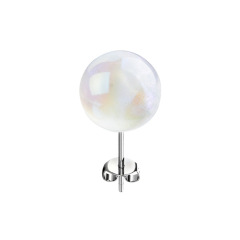 Starry Sky Mabe Imitation Natural Pearl Earrings (12mm Pearl)
