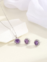 Silver Purple Zirconium