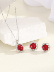 Silver Red Zirconium