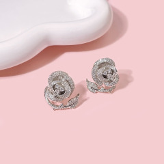 Purple Zircon Earrings