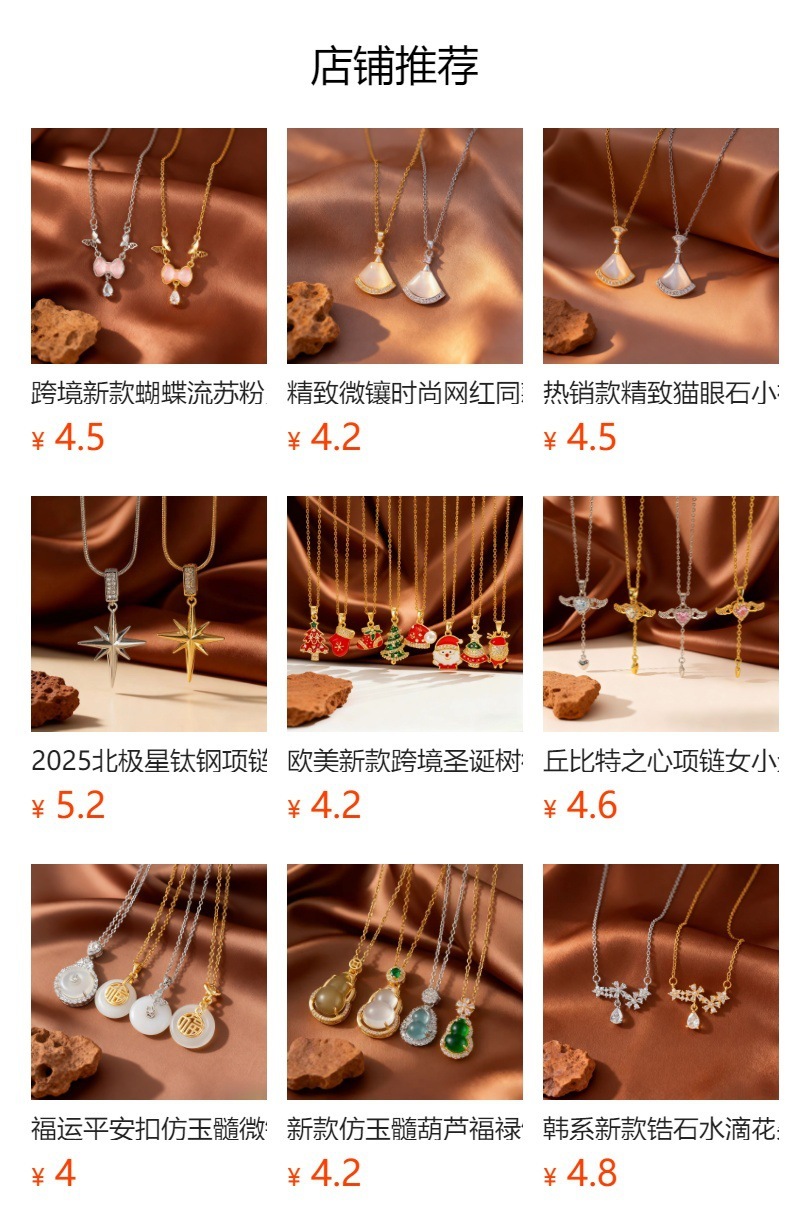 Leaf Green Zircon Pendant Necklace For Women Collarbone Chain Jewelry Ice Transparent Agate Buddha Statue