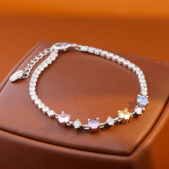 Platinum Electrophoresis Colored Zirconium [Bracelet]