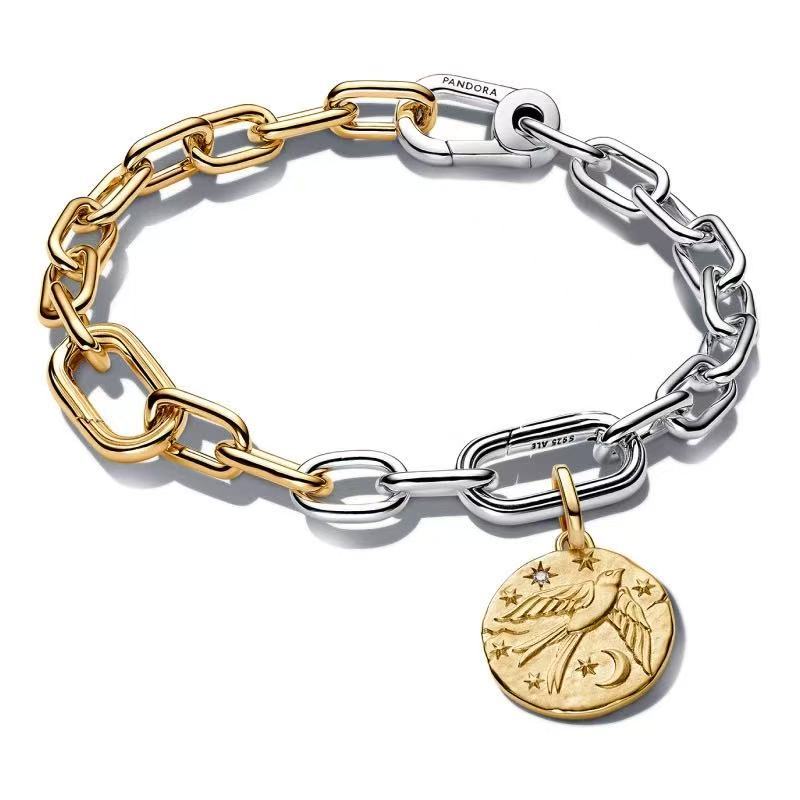 Gold And Silver Bracelet ME Series Adjustable High-Value Zircon Inlaid Retro Sexy Style Classic Gift Couple Fashion  Sweet New Style