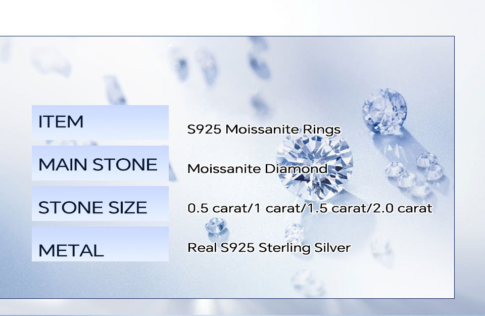 New Product Moissanite Gold Ring Vvs Dark Gray Engagement Cut 925 Sterling Silver For Mens With Great Price