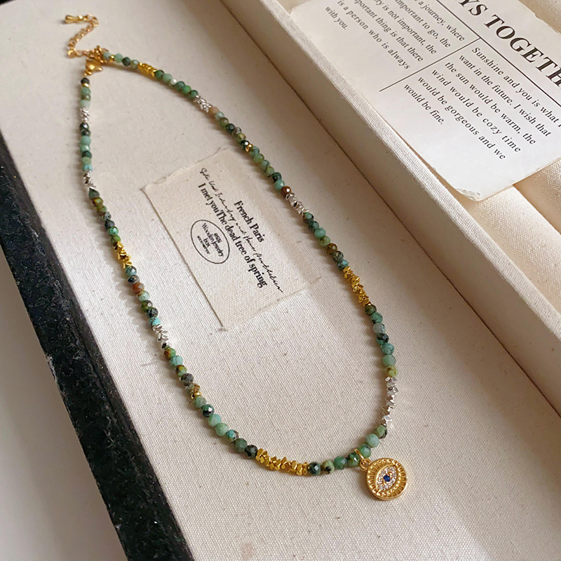 New Chinese Style Natural Stone Pearl Necklace Bamboo Node Fresh Style Commute Women's Fashion Versatile Collarbone Chain