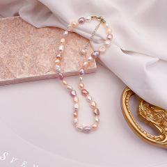 Style 1: Baroque Mixed Color Necklace