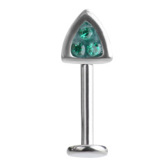 Hole Blue Czech Drill-With Rod