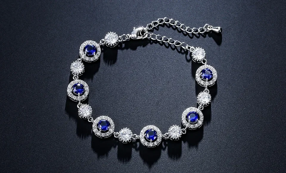 Adjustable RAKOL Fashion Crystal Zirconia Bracelet Women's Personalized Fairy Tale Evening Gown Ball Accessories Bohemian Style