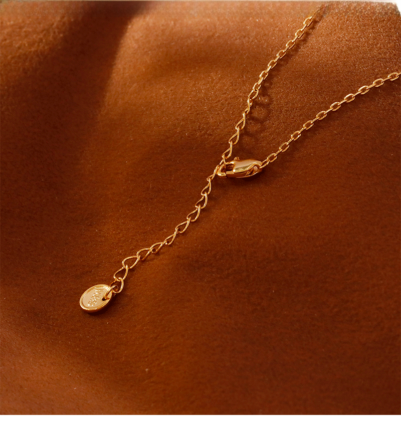 New Chinese Style Original Design Pendant Necklace Lapis Lazuli Zircon Light Luxury High-End Feeling Fashion Jewelry Accessories