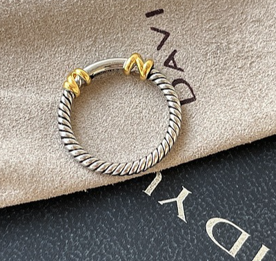 Wholesale Jewelry Retro Classic Style Geometric Brass Mixed Metal Rings