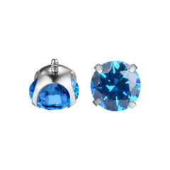Titanium Natural Color + Blue