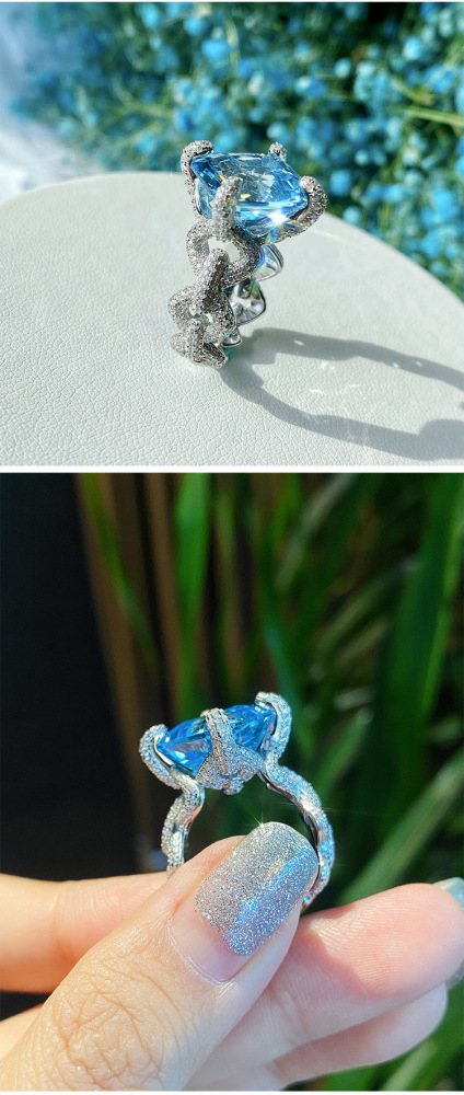 Wholesale Jewelry Ethnic Style Geometric Copper Artificial Gemstones Diamond