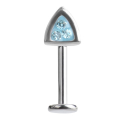 Ocean Blue Czech Diamond-With Rod