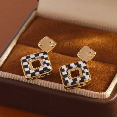 14K Gold Blue + White [925 Silver Needle]