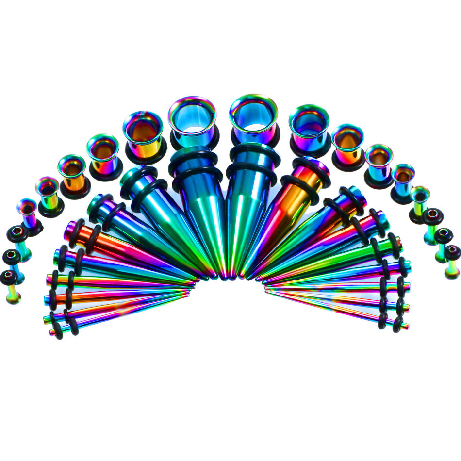 Stainless Steel Sharp Cone Ear Piercing 36pcs Set Popular  Jewelry Accessories Geometric Pattern Business Occasion Unisex