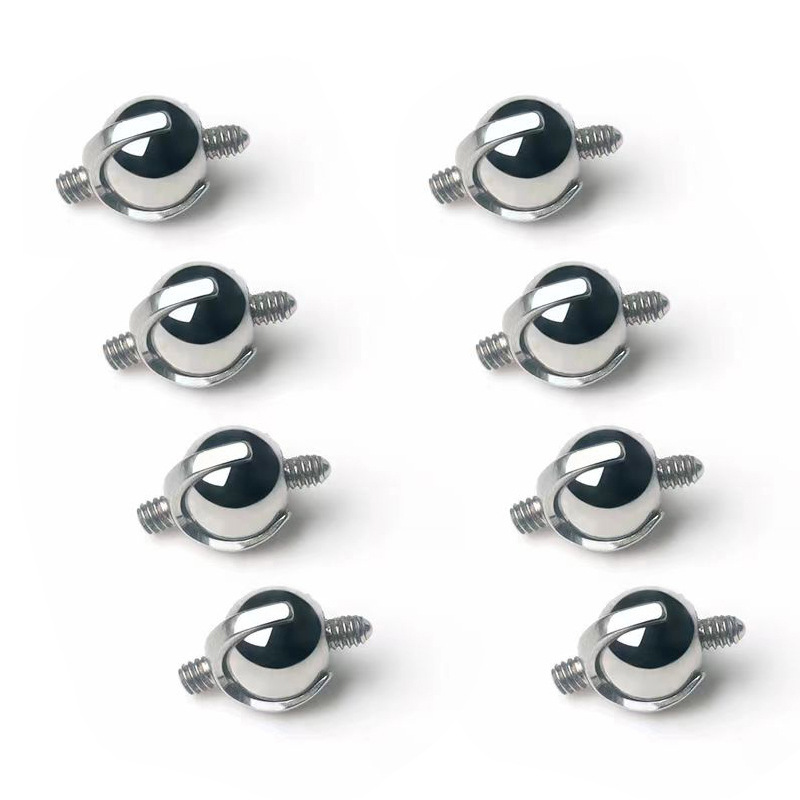 Titanium Alloy F136 Double-Sided Mobile Adapter Ear Bone Stud Ear Bridge Titanium Connector Piercing Jewelry Accessories Geometric Pattern Ear Cartilage Ring And Stud