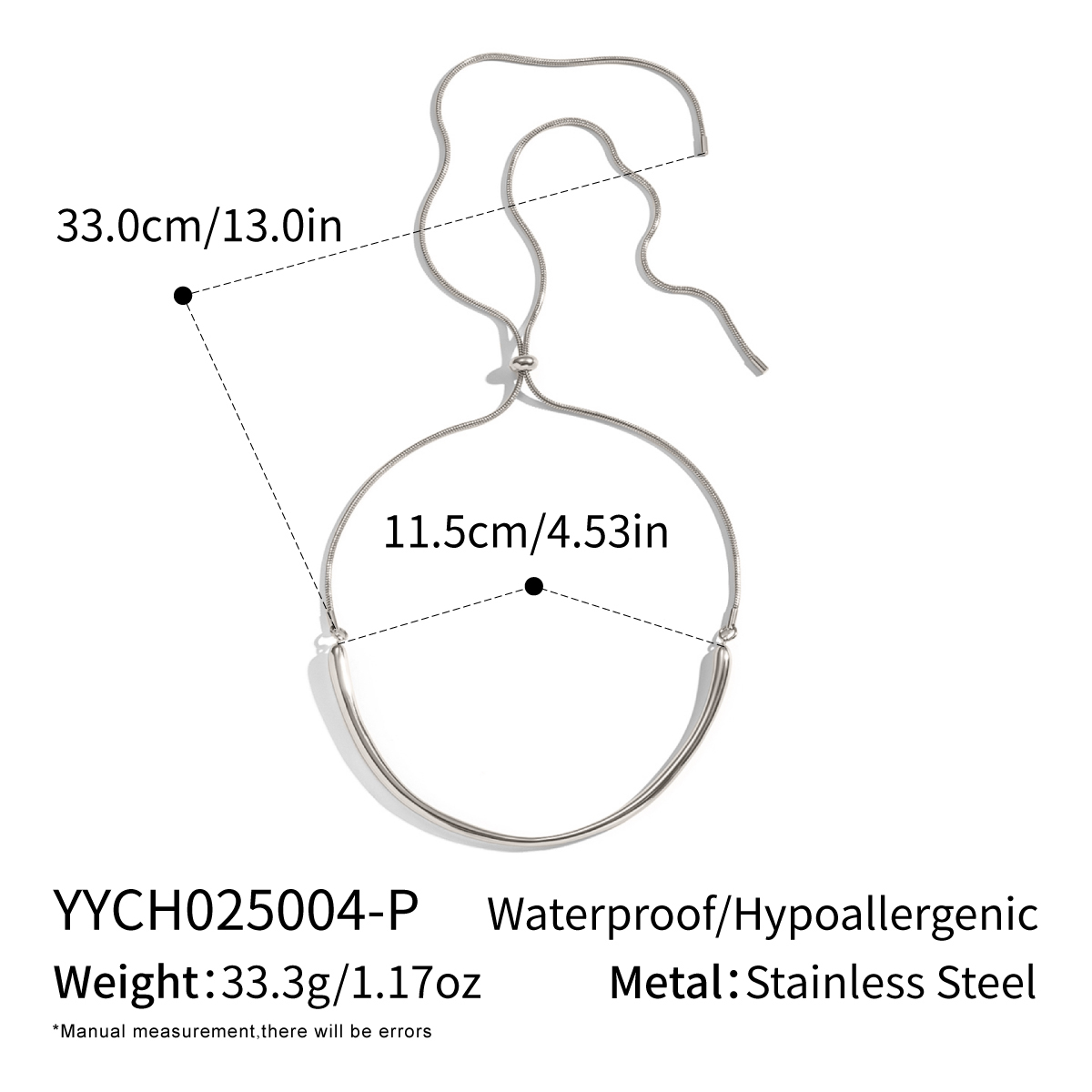 Geometric Ring Necklace Polished Handmade Simple Elegant Luxury Feelings Accessories Jewelry Stainless Steel Gold Plated