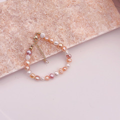 Baroque Mixed Color Bracelet