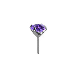 Titanium Natural Color + Amethyst (nano Coating Cannot Be Heated)