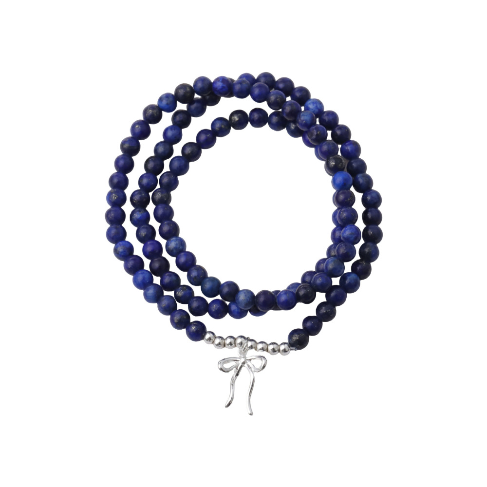 Original Design Double Wear Lapis Lazuli Beaded Bracelet Necklace 2025 TikTok Trend Chinese Style Fashion Jewelry Accessories