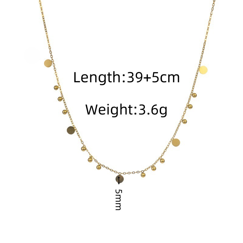 Graceful Natural Pearl Pendant Necklace Princess Bowknot Stackable Multifunctional Titanium Steel 304 Stainless Steel Necklace For Women
