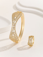 TT-00498-01 Gold White Zirconium 7#
