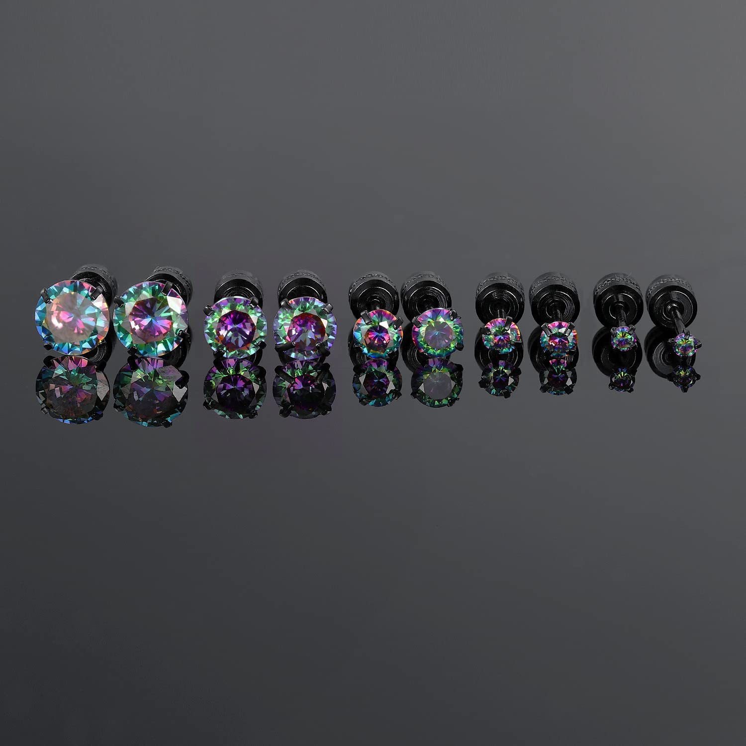 Real Gold Plated Geometric 304 Stainless Steel Basic Modern Style Classic Style Waterproof Non Tarnish Ear Studs