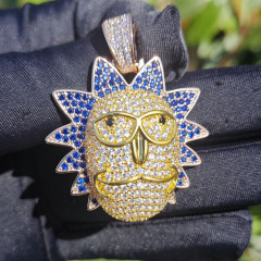 Gold (Send 3 Mm24inch Stainless Steel Hemp Flowers Chain)