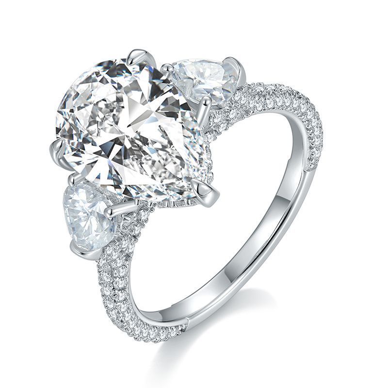 Moissanite Rings Geometric