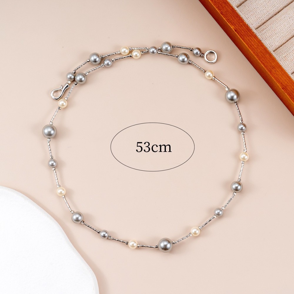 Long Pearl Star Sweater Chain Women's Fashionable Versatile Simple Style Spring Hot Sale High-End Jewelry Accessories