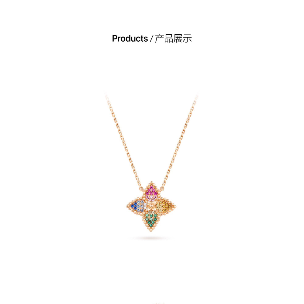 Luxurious Colorful Dopaamine Necklace And Earring Set For Women With Leaf Design Fake Diamond Fashion Jewelry Accessories