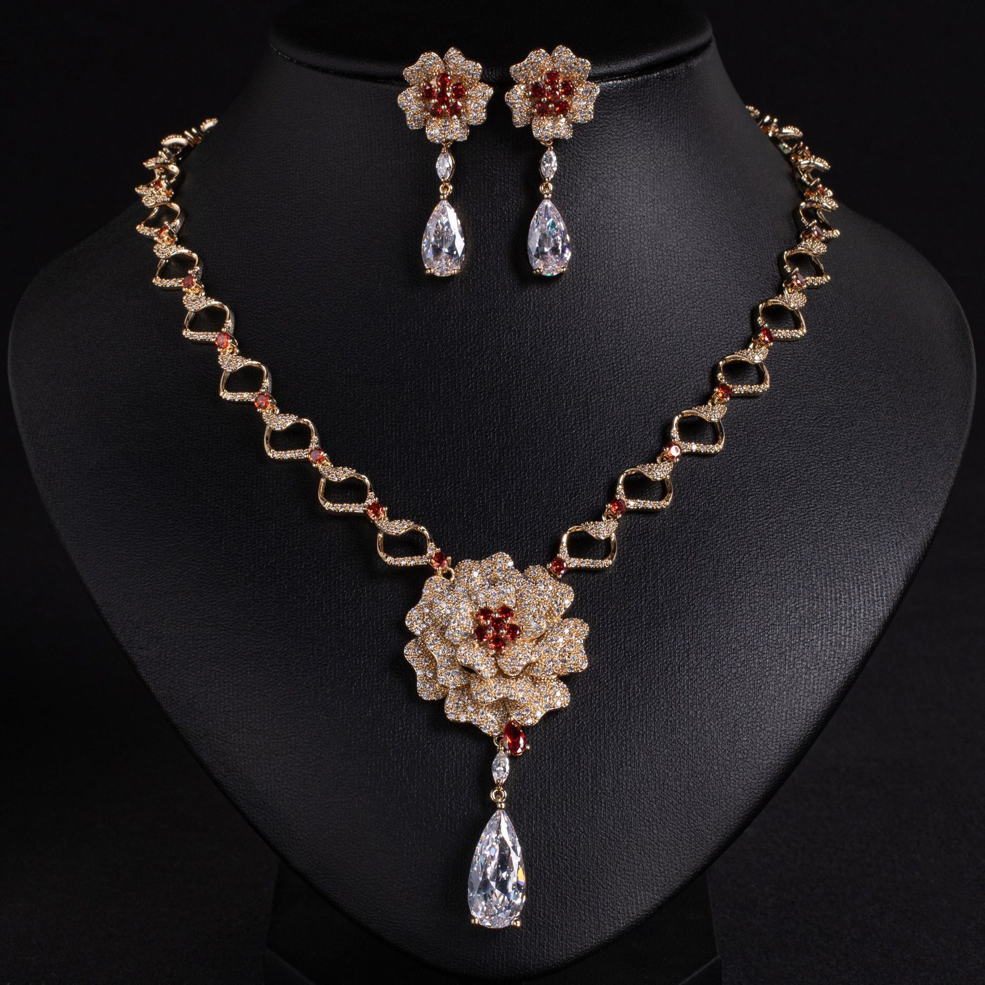 Tea Olive Flower Necklace Women's Versatile High-End Lightweight Luxury Pendant Trendy Birthday Gift For Girlfriend Bohemian Style